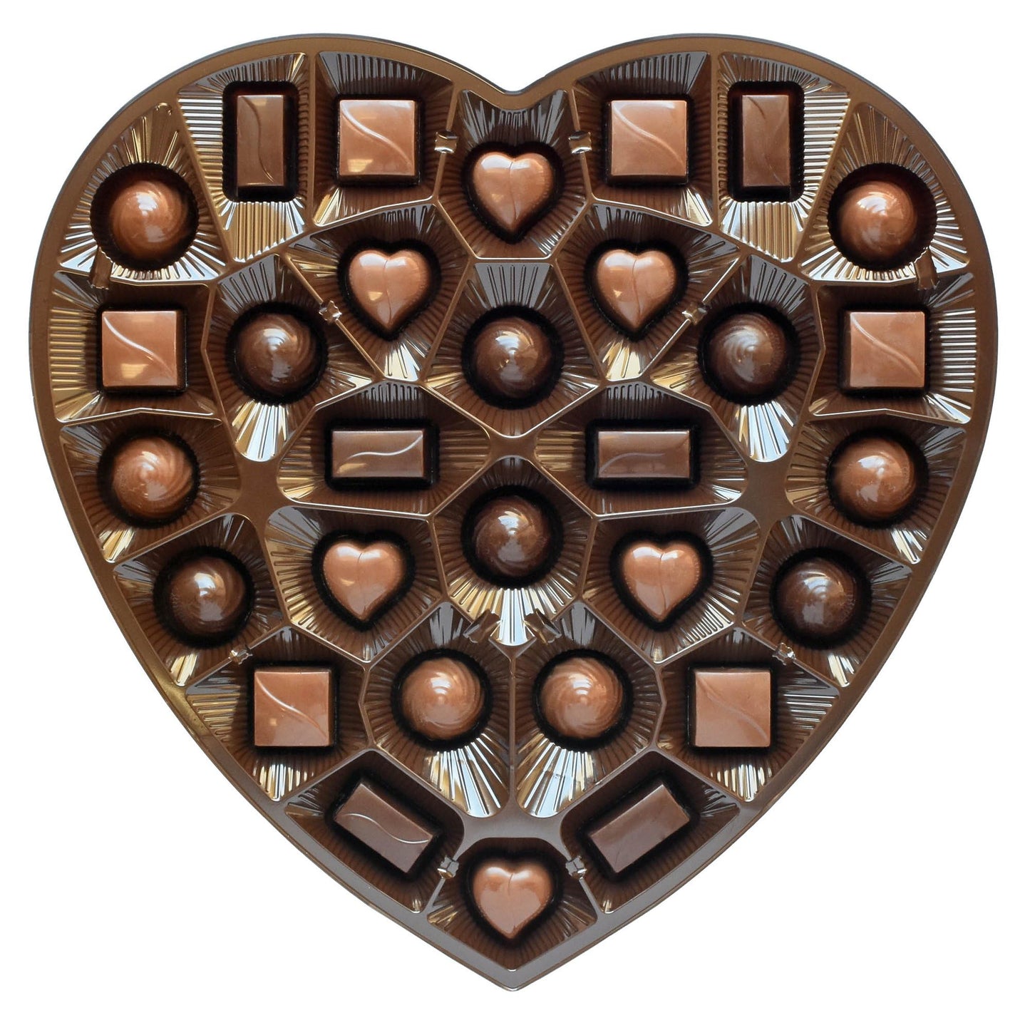 Elmer Chocolate Red Rose Wrap Heart Shaped Box - 12 oz - 30 Pieces - Perfect for Valentine's Day and Giving to that Special Someone