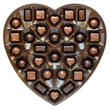 Elmer Chocolate Red Rose Wrap Heart Shaped Box - 12 oz - 30 Pieces - Perfect for Valentine's Day and Giving to that Special Someone