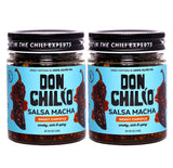 Don Chilio Smoky Salsa Macha Chili Oil, 5 oz., 2 Pack - Guajillo & Chipotle - Delicious Mexican Chili Oil in 100% Olive Oil, Keto-Friendly