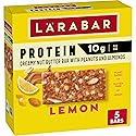 Larabar Lemon Protein Bars, Peanuts and Almonds, 10g Protein, Gluten Free, 5 Ct, 7.95 oz