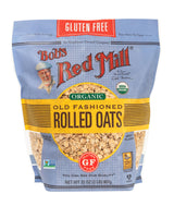 Bob's Red Mill Gluten Free Organic Old Fashioned Rolled Oats, 32oz (Pack of 1) - Non GMO, Whole Grain, Vegan, Kosher