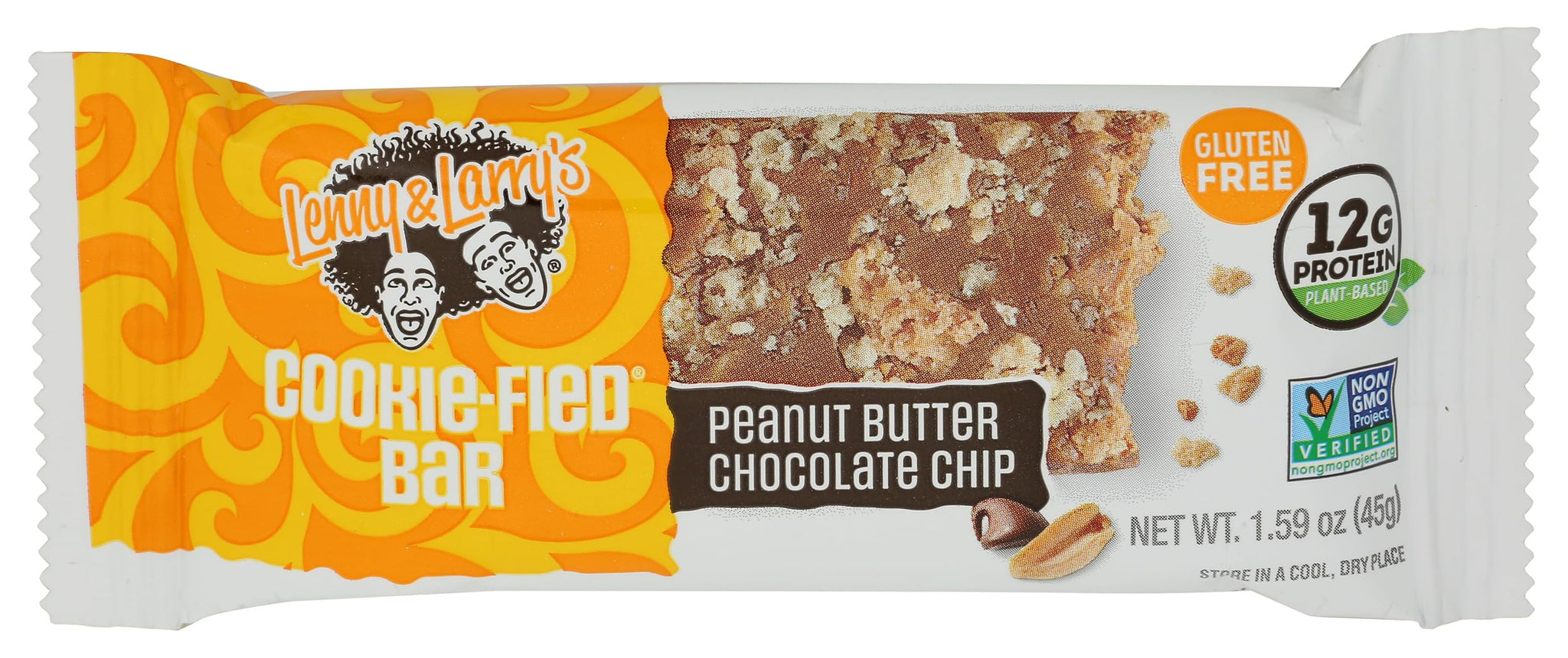LENNY & LARRYS Peanut Butter Chocolate Chip Cookie-fied Bar, 1.59 OZ
