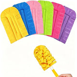 Reusable Duster Refills Compatible, 2026 New 360° Cleaning Fleece Refills Washable Duster Pads with Handle Included, Reusable Duster Refill Compatible