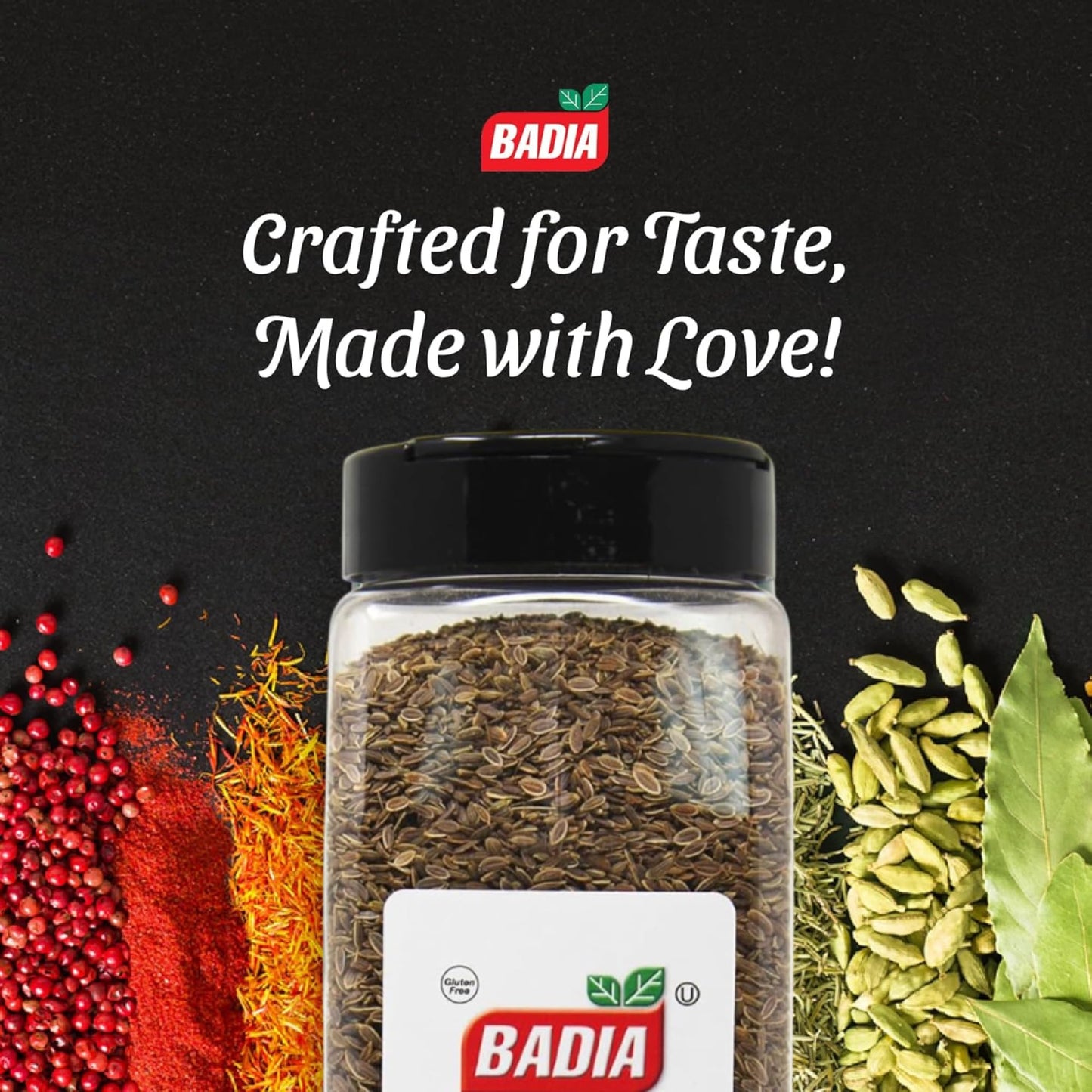 Badia Dill Seed Whole, 14 oz - Premium Spice for Pickling, Cooking & Seasoning - Aromatic & Flavorful