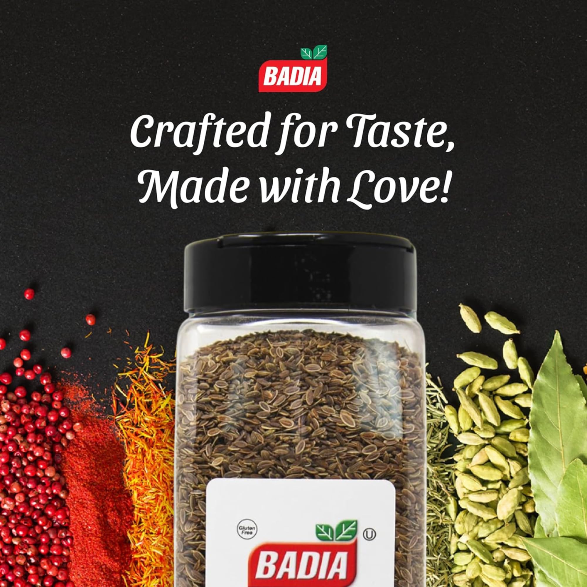 Badia Dill Seed Whole, 14 oz - Premium Spice for Pickling, Cooking & Seasoning - Aromatic & Flavorful