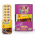 Halal Gummy Bears | 6 Pack Bundle (7 oz Tubs) | Colorful Fruit-Flavored Gummy Bears | Resealable Tubs in Bulk with Display Box | Halal Bulk Gummy