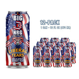 Big D NRG Delicately Sweet Tea Energy Drink, 12-Pack of 16 fl oz (473 ml) Cans | Low-Calorie Sweetened Sparkling Water with Green Tea Extract Caffeine