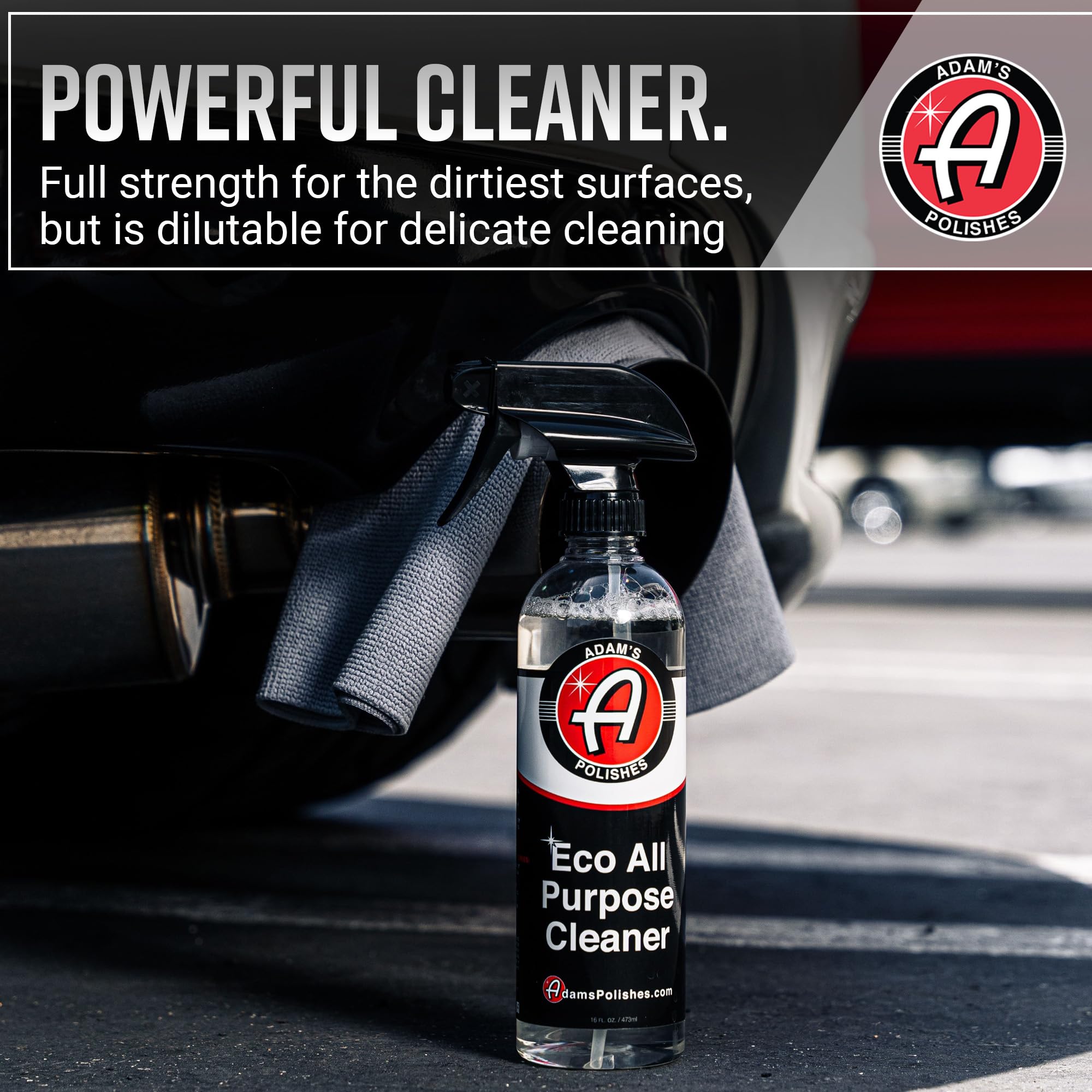 Adam's Polishes Eco All Purpose Cleaner (5 Gallon) - Industrial Strength, Concentrated Formula Can be Diluted Down - Tough on Dirt but Easy on Your