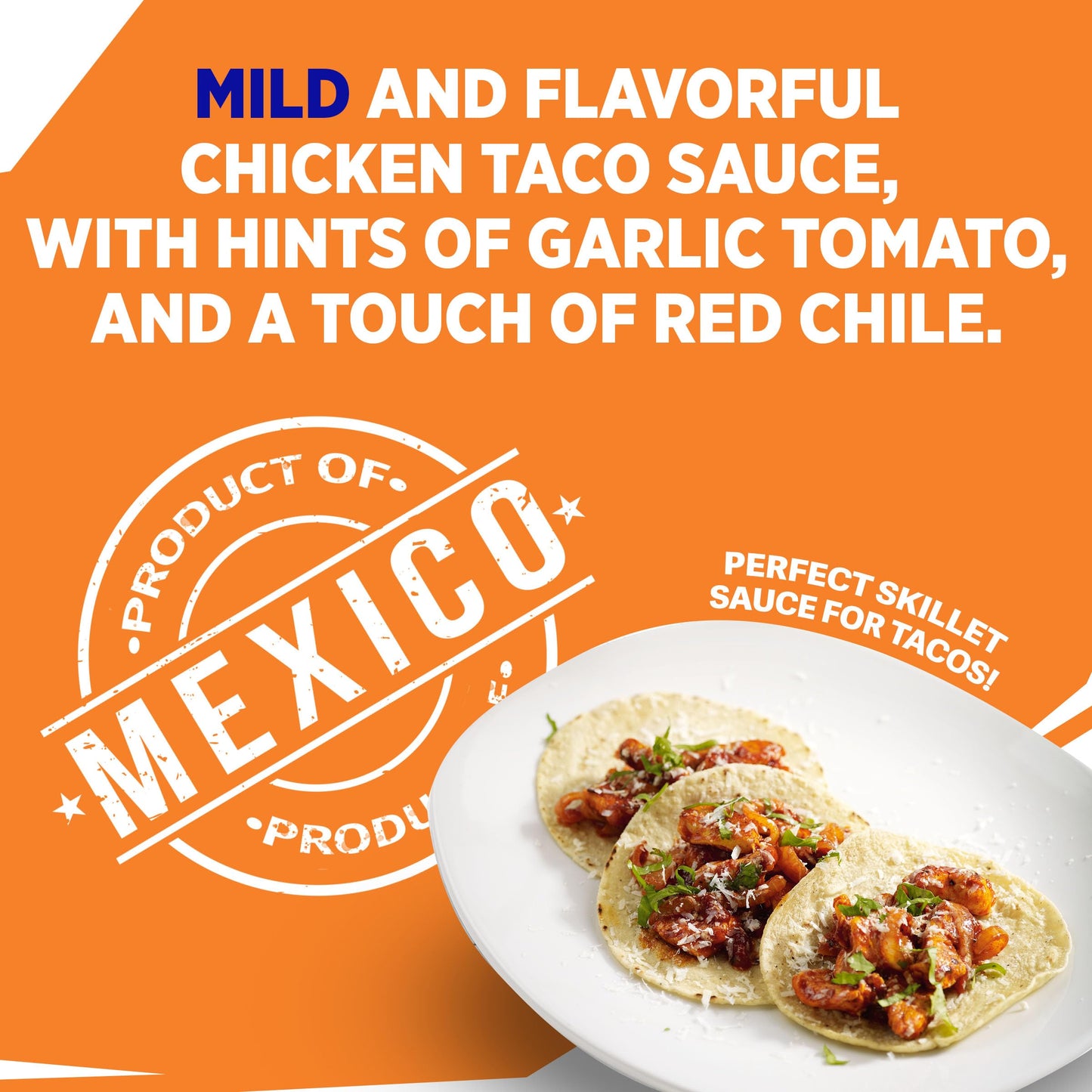Frontera Chicken Taco Skillet Sauce with Chipotle and Garlic, Mild, 8 oz.