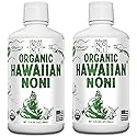 Healing Noni - 2-Pack Plastic Bottle 32oz - 100% Pure Hawaiian Organic Noni Juice - USDA Certified Organic