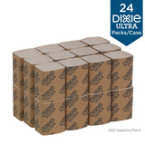 Georgia-Pacific Dixie Ultra Interfold 2-Ply Napkin Dispenser Refill (Previously EasyNap) by GP PRO (Georgia-Pacific), Brown, 32019, 250 Napkins Per