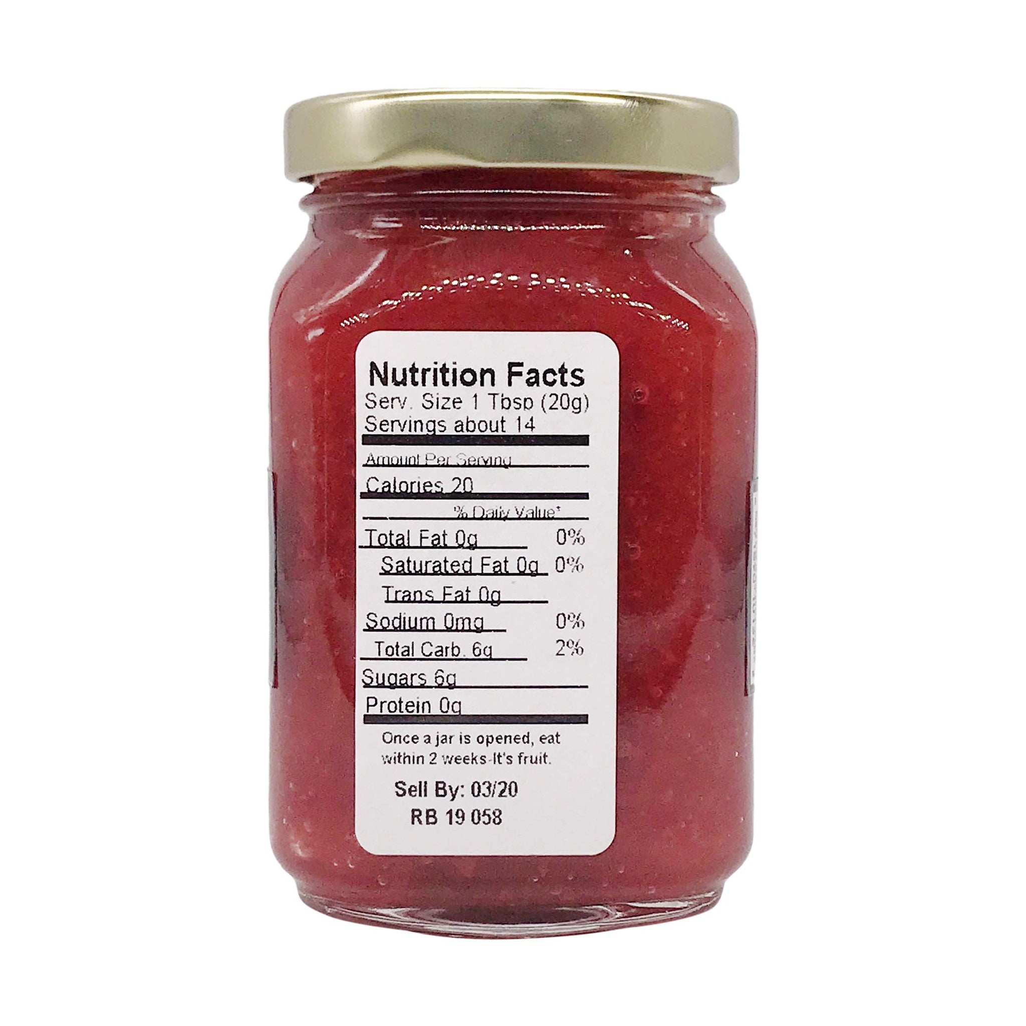 Mountain Fruit Company Rhubarb Berry Jam, 9.5 OZ