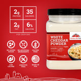 Hoosier Hill Farm White Cheddar Cheese Powder, 1LB (Pack of 1)
