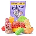 Nuts com Sour Splash Gummy Mix - Assorted Sour Gummy Candy Mix with Bears, Cherry Cola Bottles, Mini Neon Worms & Twin Cherries - Tangy Sweet & Sour