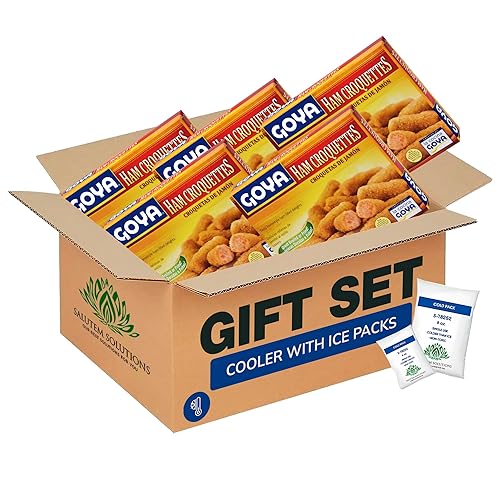 Salutem Vita - Frozen Ham Croquettes, Savory Appetizer Gift Set, 9,6 oz - Pack of 5