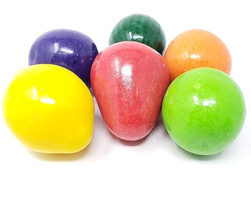 Candy Retailer Mega Fruit Bubble Gum 1 Lb - Strawberry, Lemon, Orange, Grape, Watermelon, Apple Flavors