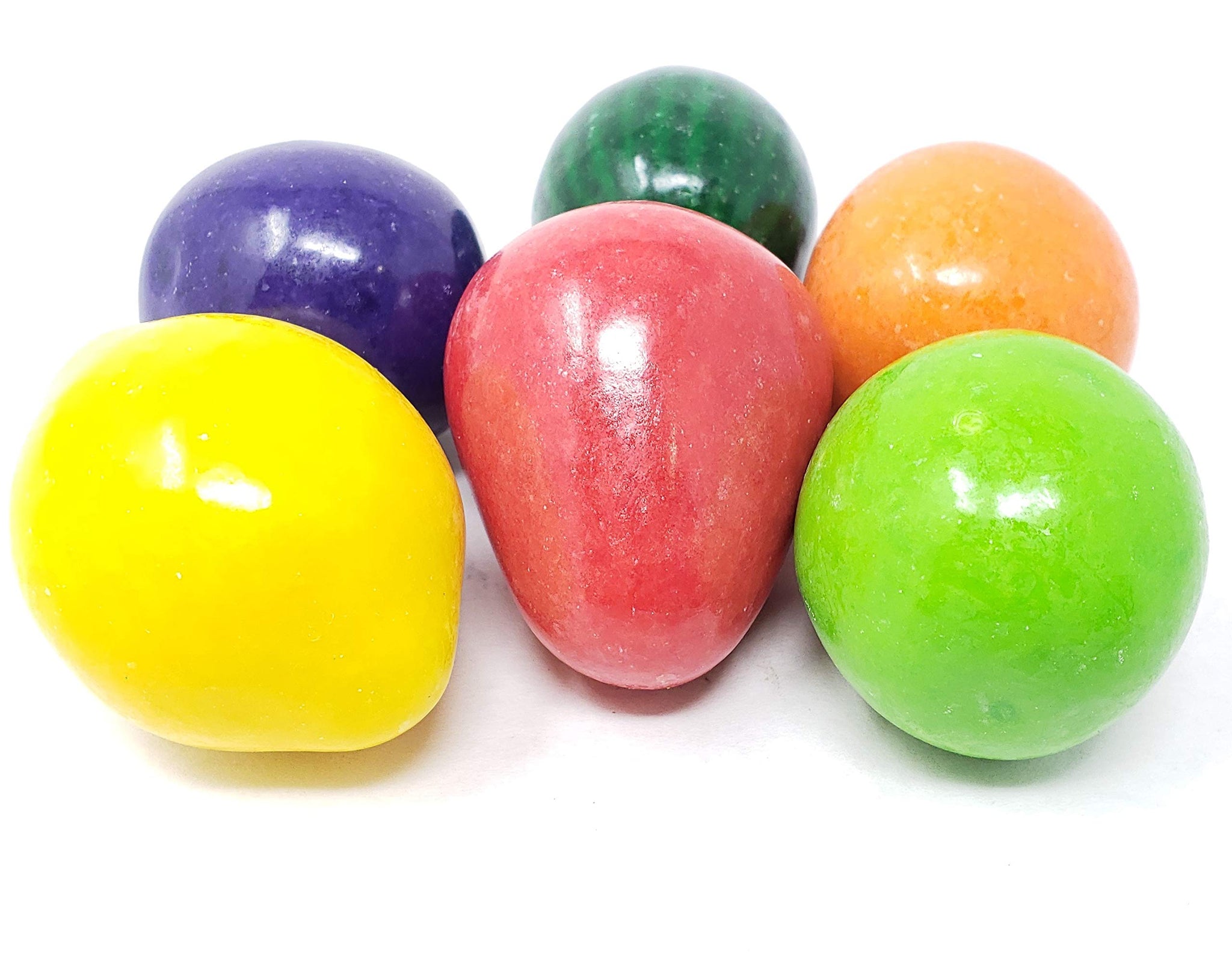 Candy Retailer Mega Fruit Bubble Gum 1 Lb - Strawberry, Lemon, Orange, Grape, Watermelon, Apple Flavors