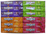 Sugus Chewy Candy Candies Bar Assorted Flavour Green Apple ,Blackcurrant, Orange and Raspberry, (Pack of 12) / 12.72 Ounce