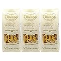 Pasta Toscana | Bronze Die Pasta | Italian Durum Wheat Semolina | Bronze die Pasta, 16 oz (Pack of 3, Penne Rigate)