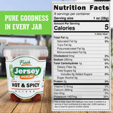 Jersey Pickles - Hot Mix Olives Combo - Olives Stuffed - Hand-Stuffed Gourmet Olive with Premium Fillings for Snacks, Charcuterie & Cocktails (Quart)