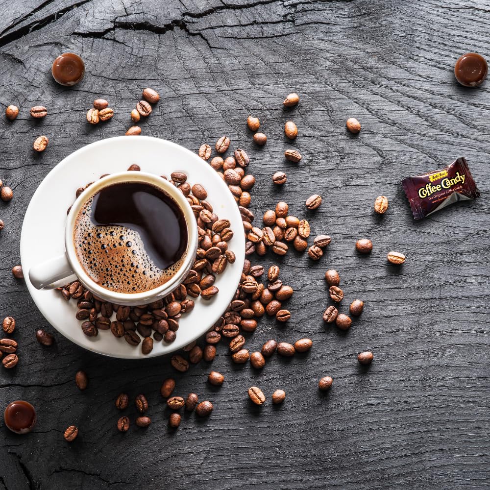 Bali's Best Espresso Candy, 2.2 Pound Bag, Individually Wrapped Hard Candy with Espresso Filled Center, Made with Real Sumatran Coffee, Halal