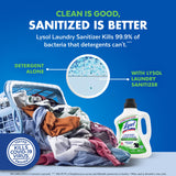 Lysol Tough Odor Eliminator Laundry Sanitizer Additive, Sanitizing Liquid for Gym Clothes and Activewear, 0% Bleach, Eliminates Odor Causing Bacteria