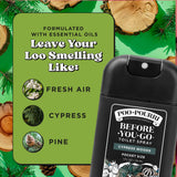 Poo-Pourri Cypress Woods Pocket Sprayer Before-You-Go Toilet Spray - Instantly Trap Bathroom Odor - Plant Based Ingredients & Essential Oils - No