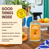 Aunt Fannie's All Purpose Wood Spray Cleaner, No-Wax Formula, Perfect for Wood Tables, Walls, Counters & Shelves, 16.9 Ounces, Lemon Scent (Pack of 3)