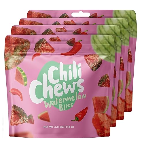 Chili Chews Great Tasting Sweet Then Sour & Spicy Candy Bites, Snacks For All Ages, The Perfect Combo Of Sweet & Spicy, Mouth Watering Gummy Candy