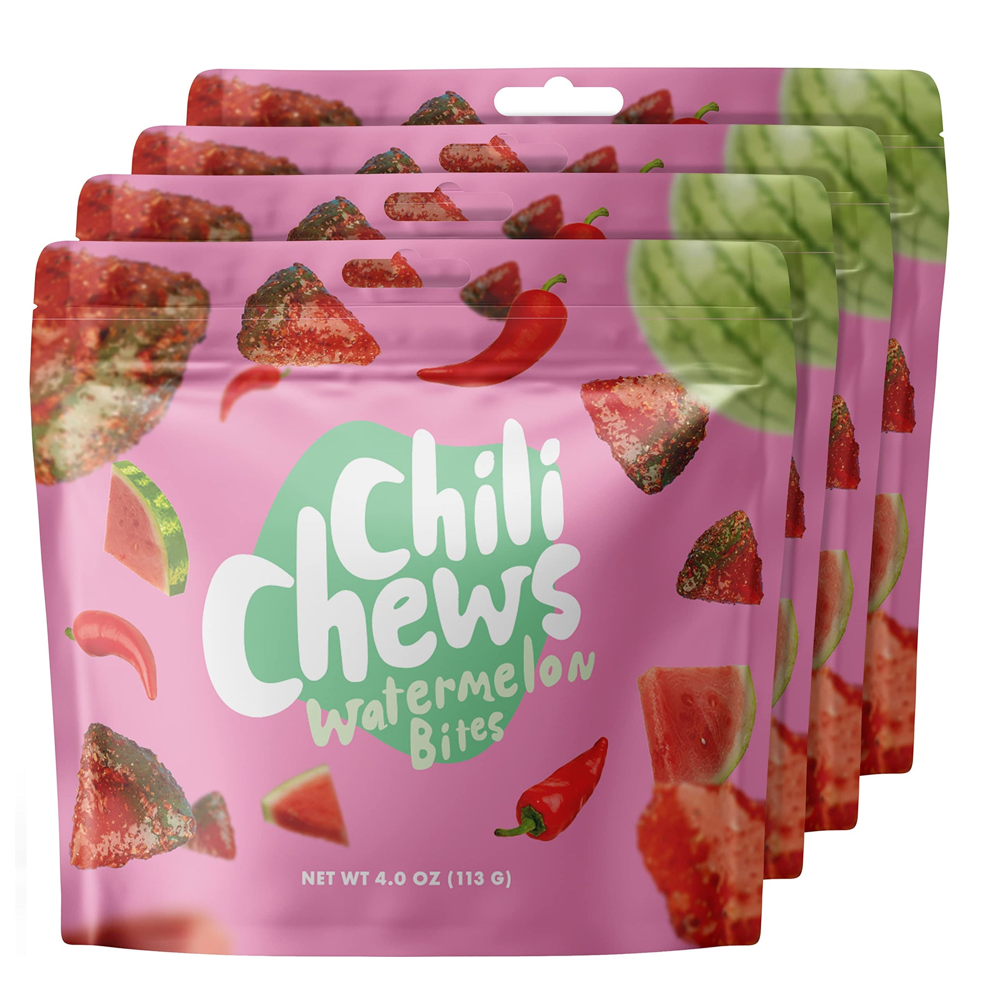 Chili Chews Great Tasting Sweet Then Sour & Spicy Candy Bites, Snacks For All Ages, The Perfect Combo Of Sweet & Spicy, Mouth Watering Gummy Candy