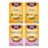 Yogi Tea Women's Wellness Variety Pack 4pk - 16 Bags per Pack (4 Packs) - Supports Moon Cycle and Digestion - Includes (2 Boxes Each) of Ginger