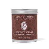 Sweet Chai Tea by Mindful Moon - Spicy & Sweet Caffeinated Blend with Ginger, Cinnamon, & Licorice - Loose Leaf Tea (Large)