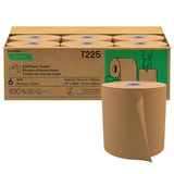 Cascades PRO Perform High Capacity Roll Paper Towels for Tandem Dispensers 1-Ply - 1050 ft Rolls, 100% Recycled, Compostable, Long-Lasting, 6