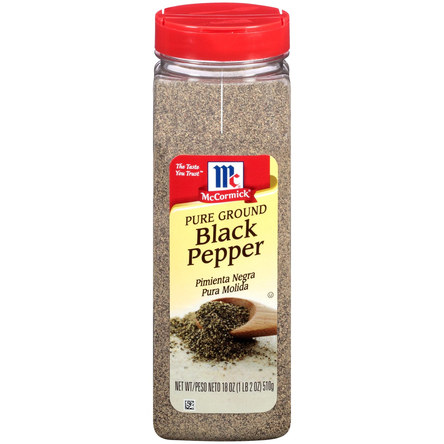 McCormick Pure Ground Black Pepper, 18 oz