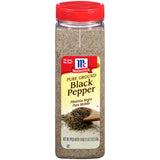 McCormick Pure Ground Black Pepper, 18 oz