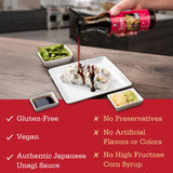 Otafuku Sushi Eel Sauce for Sushi Rolls, Japanese Unagi Sauce Gluten Free, 15 Oz