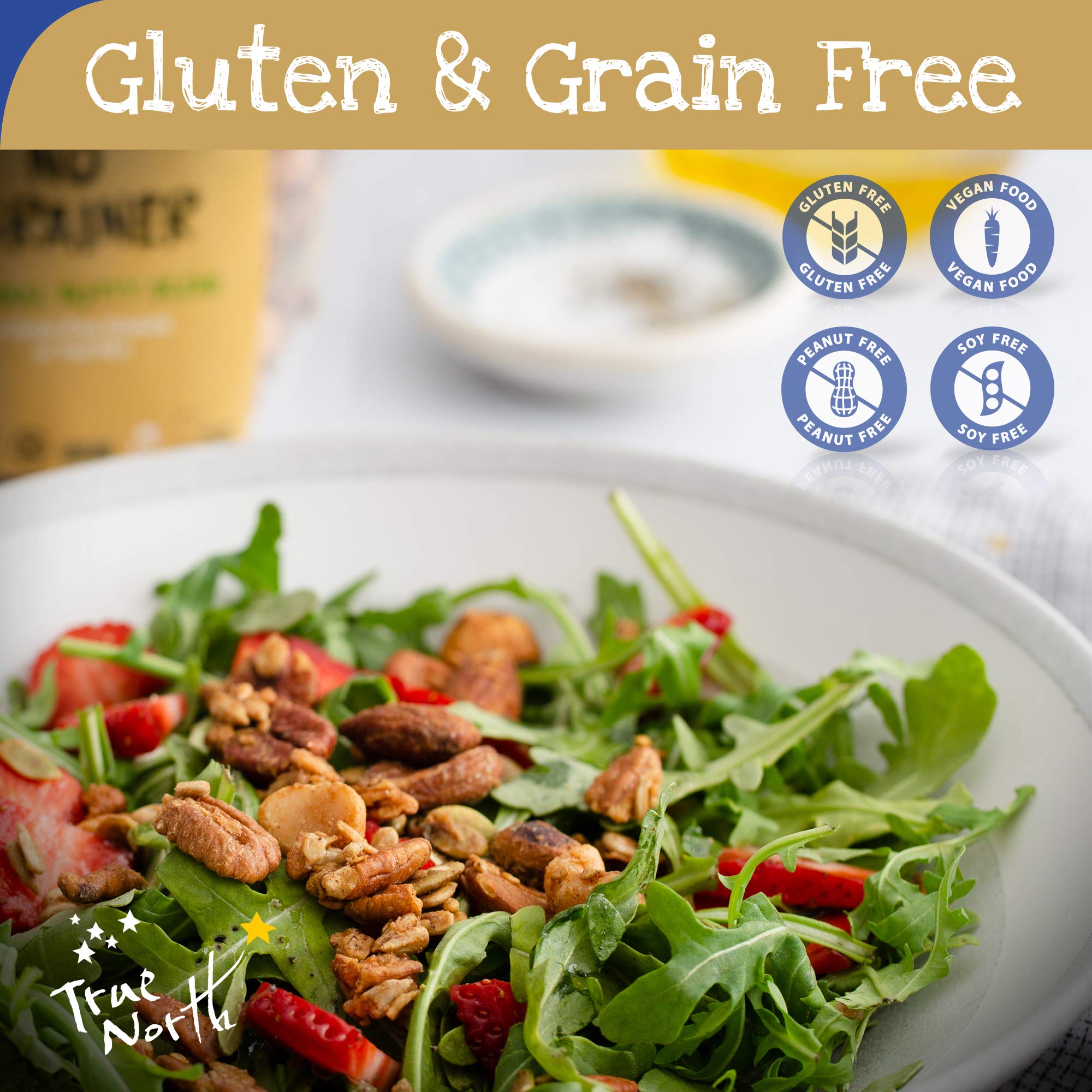 True North Granola - Nutty No Grainer Original- Granola with Maple Baked Almonds, Macadamia Nuts, Coconut, Pecans and Pistachios, Gluten Free, Vegan