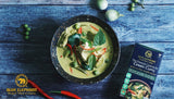 Blue Elephant Brand, Royal Thai Cuisine, Thai Premium Paste, GREEN CURRY, size 70g X 2 Packs