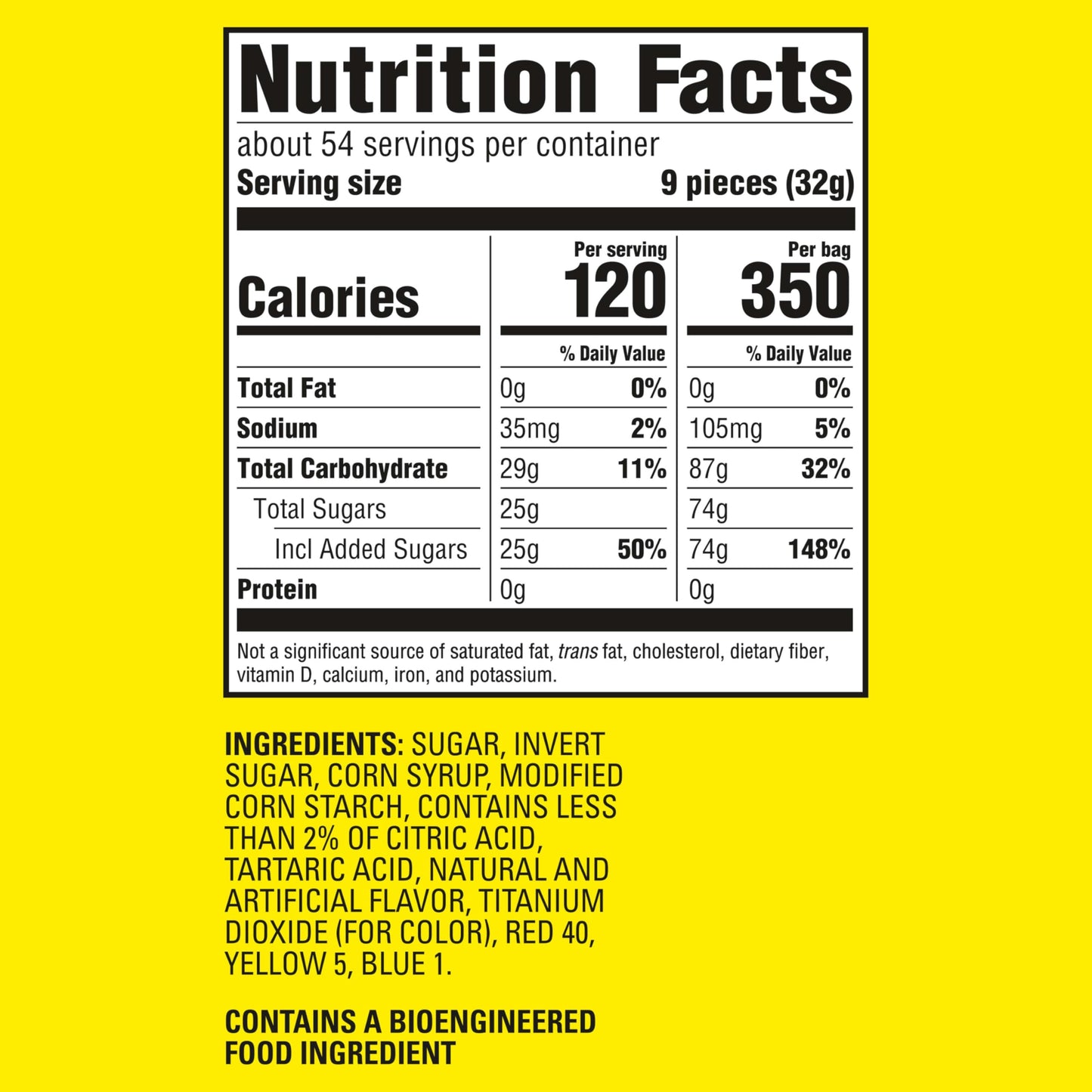 SOUR PATCH KIDS Watermelon Soft & Chewy Gummy Candy, King Size, Bulk Candy, 18 - 3.4 oz Bags