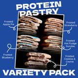 My Cookie Dealer Protein Toaster Pastry Snacks, Variety 5 Pack - 20g High Protein Snacks for Adults - Healthy Post Workout & On-The-Go Travel Treats