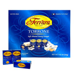 Torrone Nougat Candy, 18 Assorted Pieces (Ferrara) NET WT 7.62 216g