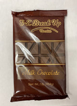 E-Z Break Up Chocolate - 1 Pack 1 LB (Milk Chocolate)