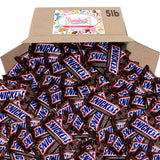 Candy Bars - Bag of Fun Size Individually Wrapped Bars - Bulk Candy, Valentine's Day, Birthday Party Favors (5 LBS)