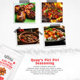 Quay Naturals Piri Piri Seasoning Mix, 5 oz - Original Flavor - Perfect for Chicken, Seafood & Fries - Multi Purpose Peri Peri Spice Rub & Blend - No