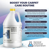 CarpetGeneral- Carpet Fiber Rinse & Odor Neutralizer Solution 53105|Prevent Browning, Bleeding & Odors with Top Carpet Cleaner Liquid|Carpet Fiber