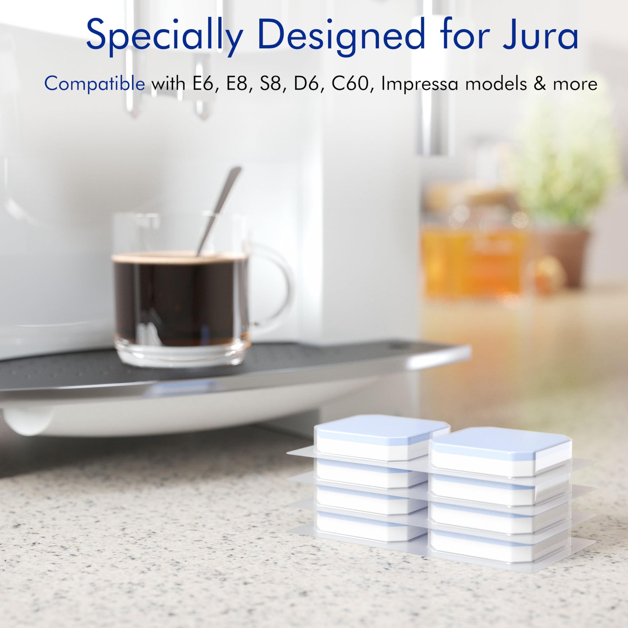 Jura Compatible Descaling Tablets (9-Pack) - Powerful Limescale & Calcium Remover for Coffee Machines | Prevents Clogs, Protects Internal Parts