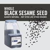 McCormick Culinary Whole Black Sesame Seed, 5.5 lb - One 5.5 Pound Container of Bulk Black Sesame Seeds for Cooking, Perfect for Asian-Inspired Dishes