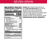 Kashi Frozen Waffles, Vegan, Frozen Breakfast for Kids, Seven Grain, 10.1oz Box (8 Waffles)