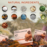 Remineralizing Chewing Gum with Hydroxyapatite, Xylitol - Enamel Protection, Fresh Breath Oral Health, No Aspartame, Dyes, Gluten, Sugar Free, Natural