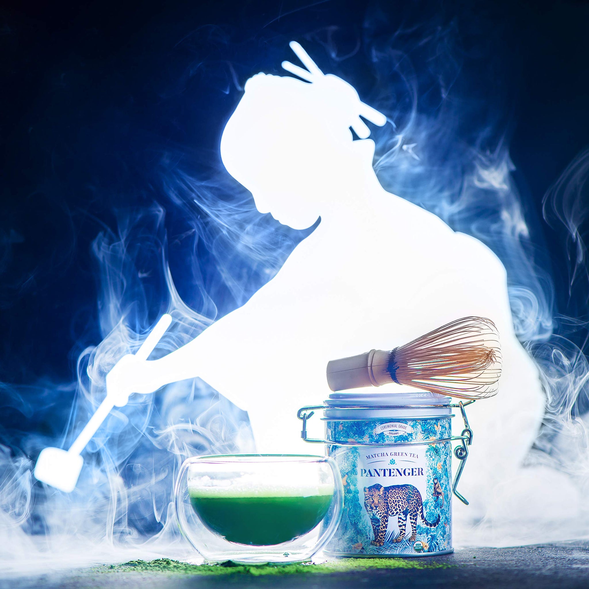 Organic Ceremonial Grade Matcha | Emerald Green, Creamy & Sweet (for a matcha) | Japanese - First Harvest -Hand Picked - Stone Milled | By Pantenger